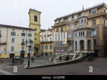 Brunnen La Bollente in Acqui Terme Stockfoto