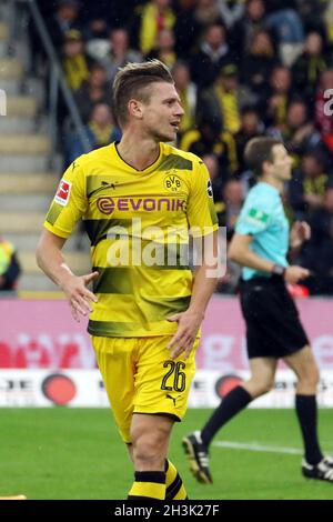 1. BL: 17-18 - Matchday 3 - SC Freiburg gegen Borussia Dortmund Stockfoto