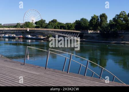 Paris, Frankreich 2016. Im Sommer an der seine Stockfoto
