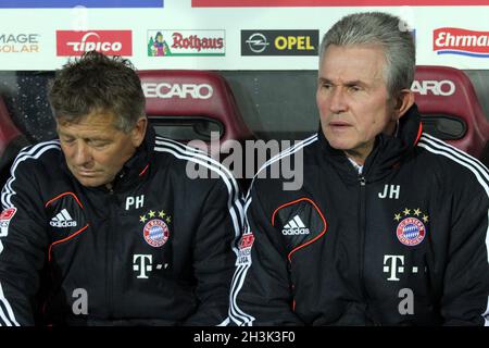 1. BL: 12-13 - SC Freiburg gegen FC Bayern München Stockfoto