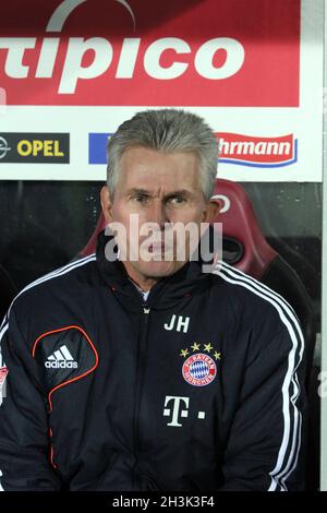 1. BL: 12-13 - SC Freiburg gegen FC Bayern München Stockfoto