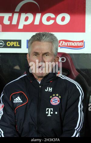 1. BL: 12-13 - SC Freiburg gegen FC Bayern München Stockfoto