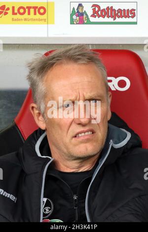 1. BL: 17-18 - 9. Spieltag - SC Freiburg vs. Hertha BSC Berlin Stockfoto