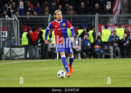 Football CL: 5. September, FC Basel gegen Manchester United Stockfoto