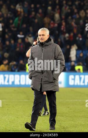 Football CL: 5. September, FC Basel gegen Manchester United Stockfoto