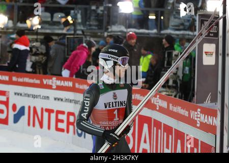 Vierschanzentournee Qualifier Oberstdorf 17-18 Stockfoto