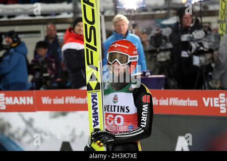 Vierschanzentournee Qualifier Oberstdorf 17-18 Stockfoto