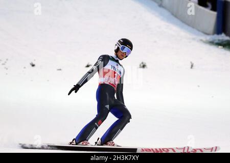 Vierschanzentournee Qualifier Oberstdorf 17-18 Stockfoto