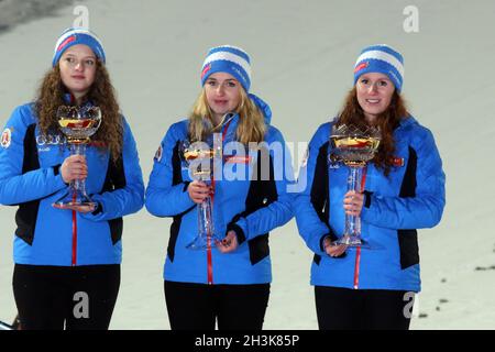 66. Vierschanzentournee: Wettbewerb Oberstdorf Stockfoto