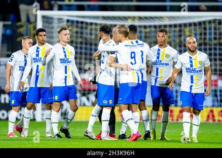 WAALWIJK, Niederlande, 28-10-2021, Fußball, , KNVB Beker, Saison 2021 / 2022, während des Spiels RKC - Willem II, Spieler von RKC Stockfoto