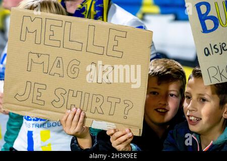 WAALWIJK, Niederlande, 28-10-2021, Fußball, , KNVB Beker, Saison 2021 / 2022, während des Spiels RKC - Willem II, Stockfoto