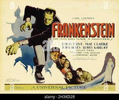 FRANKENSTEIN: FRANKENSTEIN (1931) -Originaltitel: FRANKENSTEIN-, Regie James WHALE. Kredit: UNIVERSALBILDER / Album Stockfoto