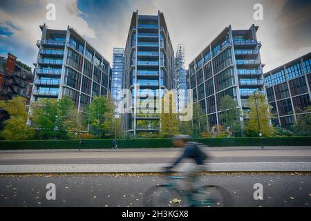 Ein Hyde Park Wohnapartment Knightsbridge, Stockfoto