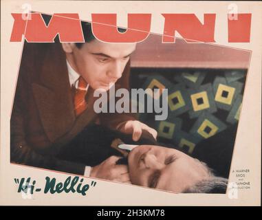 PAUL MUNI IN HI, NELLIE! (1934), Regie: MERVYN LEROY. KREDIT: WARNER BROSS BILDER/THE VITAPHONE CORPORATION / ALBUM Stockfoto