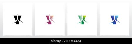 Propeller auf Letter Logo Design Y Stock Vektor