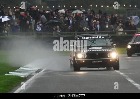 Ken Clarke, Triumph Dolomite Sprint, Gerry Marshall Trophy, Gruppe-1-Limousine, die in den Jahren zwischen 1970 und 1982 fuhr, bestehend aus zwei Autos Stockfoto