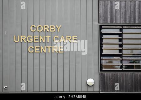 Corby Urgent Care Center im Lakeside Healthcare Complex, Corby, England. Stockfoto