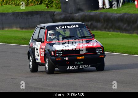 Mark Wilson, Volkswagen Golf GTi Mk1, Gerry Marshall Trophy, Gruppe 1 Saloon Autos, die in den Jahren zwischen 1970 und 1982 fuhren, bestehend aus tw Stockfoto