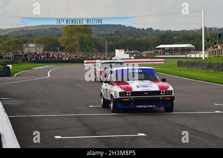 Jonathan White, Ford Capri III 3 Liter S, Gerry Marshall Trophy, Gruppe 1 Limousine Autos, die in den Jahren zwischen 1970 und 1982 fuhren, bestehend aus o Stockfoto