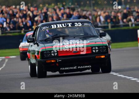 Charles Brown, Ford Capri III 3 Liter S, Gerry Marshall Trophy, Gruppe 1 Saloon Autos, die in den Jahren zwischen 1970 und 1982 fuhren, bestehend aus Stockfoto