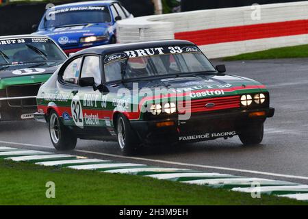 Charles Brown, Ford Capri III 3 Liter S, Gerry Marshall Trophy, Gruppe 1 Saloon Autos, die in den Jahren zwischen 1970 und 1982 fuhren, bestehend aus Stockfoto