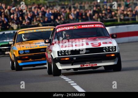 Stig Blomqvist, Ford Capri III 3 Liter S, Gerry Marshall Trophy, Gruppe 1 Limousine Autos, die in den Jahren zwischen 1970 und 1982 gefahren wurden, bestehend aus o Stockfoto