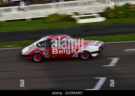 Stig Blomqvist, Ford Capri III 3 Liter S, Gerry Marshall Trophy, Gruppe 1 Limousine Autos, die in den Jahren zwischen 1970 und 1982 gefahren wurden, bestehend aus o Stockfoto