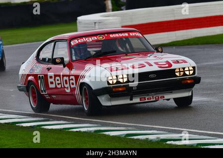 Stig Blomqvist, Ford Capri III 3 Liter S, Gerry Marshall Trophy, Gruppe 1 Limousine Autos, die in den Jahren zwischen 1970 und 1982 gefahren wurden, bestehend aus o Stockfoto