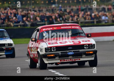 Raphael de Borman, Ford Capri 3 Liter S, Gerry Marshall Trophy, Gruppe 1 Saloon Autos, die in den Jahren zwischen 1970 und 1982 fuhren, bestehend aus Stockfoto