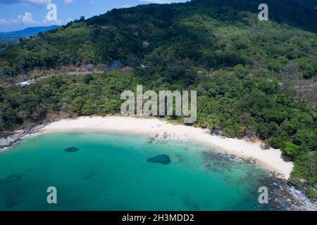 Laem singen tropischen Strand in Phuket, Thailand Stockfoto