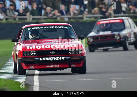 Mike Whitaker, Ford Capri III 3 Liter S, Gerry Marshall Trophy, Gruppe 1 Saloon Autos, die in den Jahren zwischen 1970 und 1982 fuhren, bestehend aus Stockfoto