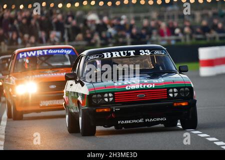 Charles Brown, Ford Capri III 3 Liter S, Gerry Marshall Trophy, Gruppe 1 Saloon Autos, die in den Jahren zwischen 1970 und 1982 fuhren, bestehend aus Stockfoto