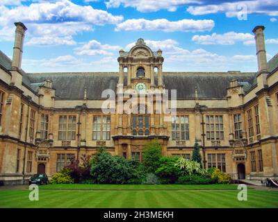 PRÜFUNGSSCHULEN, Oxford. Eingang an der Merton Street. Oxford, Großbritannien. Stockfoto