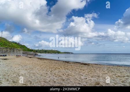 Gyllyngvase Beach in Falmouth Stockfoto