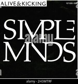 Vintage Vinyl Recording - Simple Minds - Alive and Kicking - D - 1985 02 Stockfoto