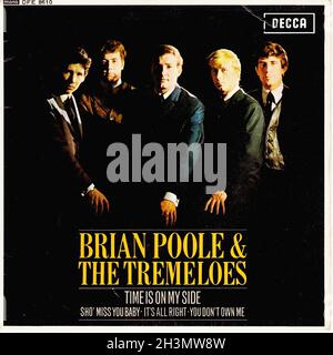 Vintage Vinyl Recording - Poole, Brian - Time is On My Side - EP - UK - 1965 Stockfoto