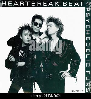 Vintage Vinyl Recording - Psychedelische Furs - Heartbreak Beat - NL - 1986 Stockfoto