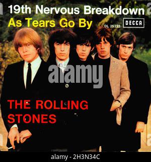 Vintage Vinyl Recording - Rolling Stones, The - 19th Nervous Breakdown - D - 1965 Stockfoto