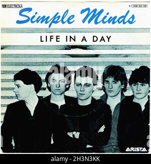 Vintage Vinyl Recording - Simple Minds - Life in A Day - D - 1979 01 Stockfoto