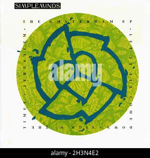 Vintage Vinyl Recording - Simple Minds - Amsterdam EP - D - 1989 Stockfoto