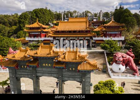 Wenwu Tempel in Sun Moon Lake Stockfoto