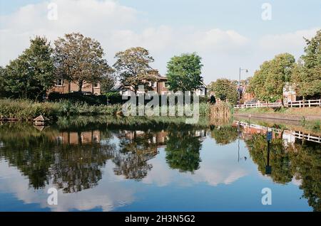 Prickend Pond in Chislehurst, Kent, im Londoner Stadtteil Bromley, Südostengland Stockfoto