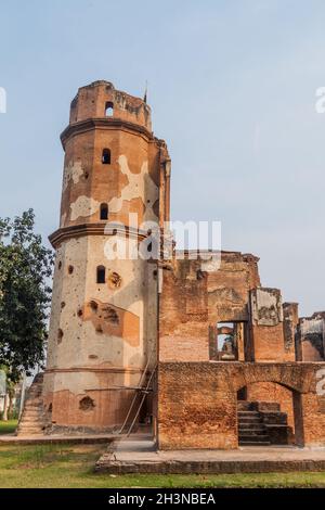 Ruinen des Residency Complex in Lucknow, Bundesstaat Uttar Pradesh, Indien Stockfoto