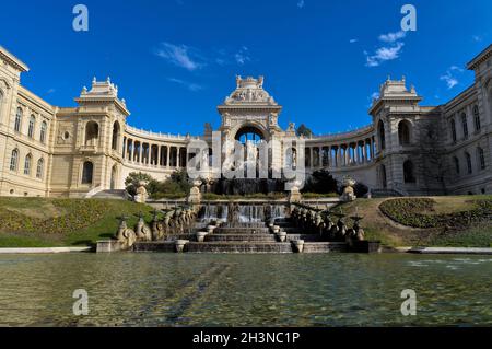 Palais Longchamp, berühmtes historisches Gebäude in Marseille, Frankreich Stockfoto