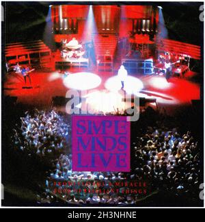Vintage Vinyl Recording - Simple Minds - Live - Promised You...- D - 1987 01 Stockfoto