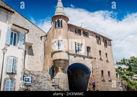 La Peniscola auf den Höhen von HyÃ¨res Stockfoto