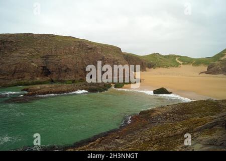 Murder Hole Beach Boyeghether Bay Stockfoto