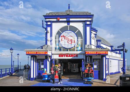 Funtasia Entertainment Center, Eastbourne Pier, Eastbourne, East Sussex, England, Vereinigtes Königreich Stockfoto