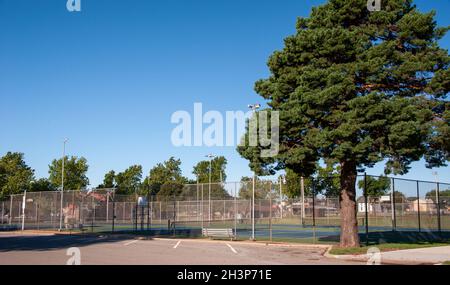 Ackley Park, Elk City, OK. Stockfoto