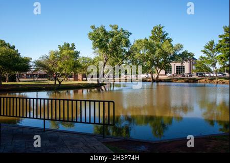 Ackley Park, Elk City, OK. Stockfoto